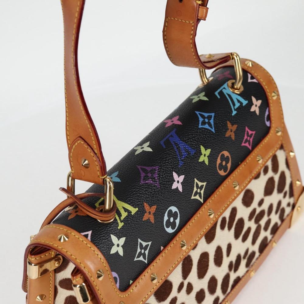 LOUIS VUITTON Monogram Multicolor Sac Dalmatian Bag Black M92825 LV Auth 134462V - Picture 14 of 16